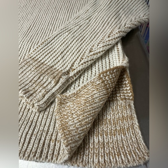 Hem & Thread Beige Crew Neck Sweater - Picture 2 of 5